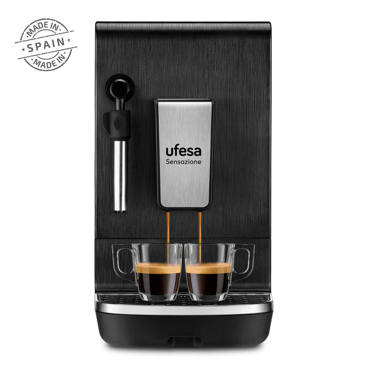 Ufesa Cafetera Superautomática Sensazione Plata