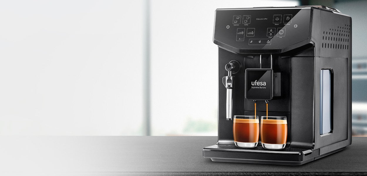 rebaja la cafetera espresso superautomática Ufesa Supreme